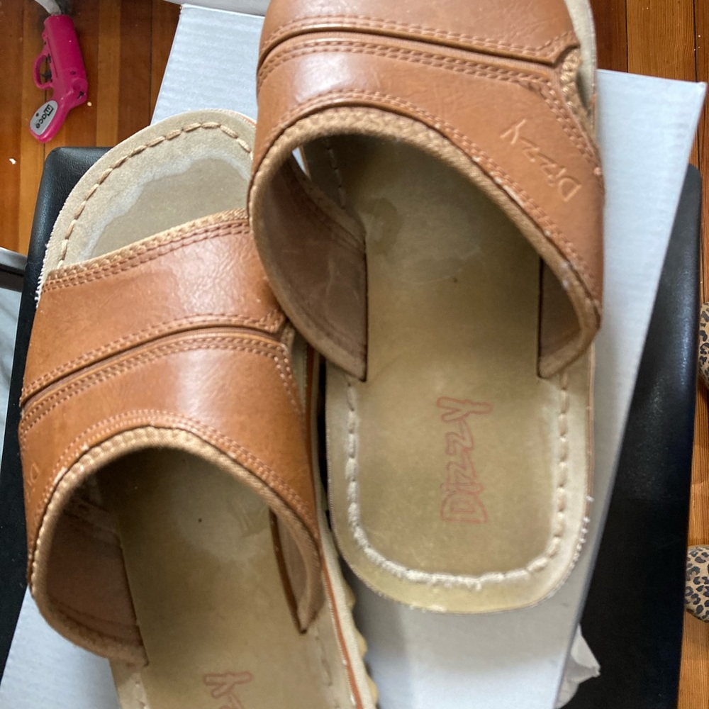 Gently worn. Size 9 mens.   Brand dizzy